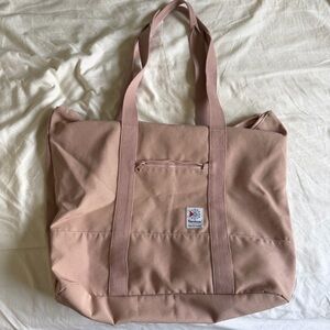 Reebok Pink Canvas Overnight Bag
